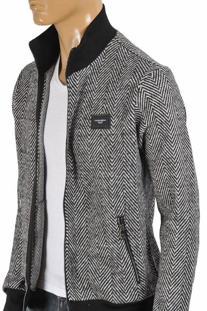 Mens Designer Clothes | DOLCE & GABBANA Men's Zip Knitted Jacket 427