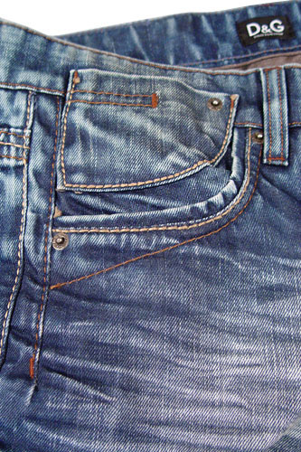 Mens Designer Clothes | DOLCE & GABBANA Mens Washed Jeans #149
