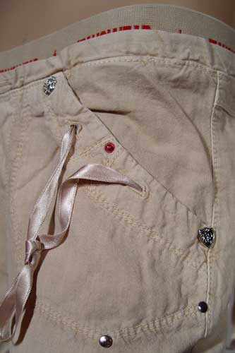 Womens Designer Clothes | DOLCE & GABBANA Ladies Drawstring Loose Pants #119