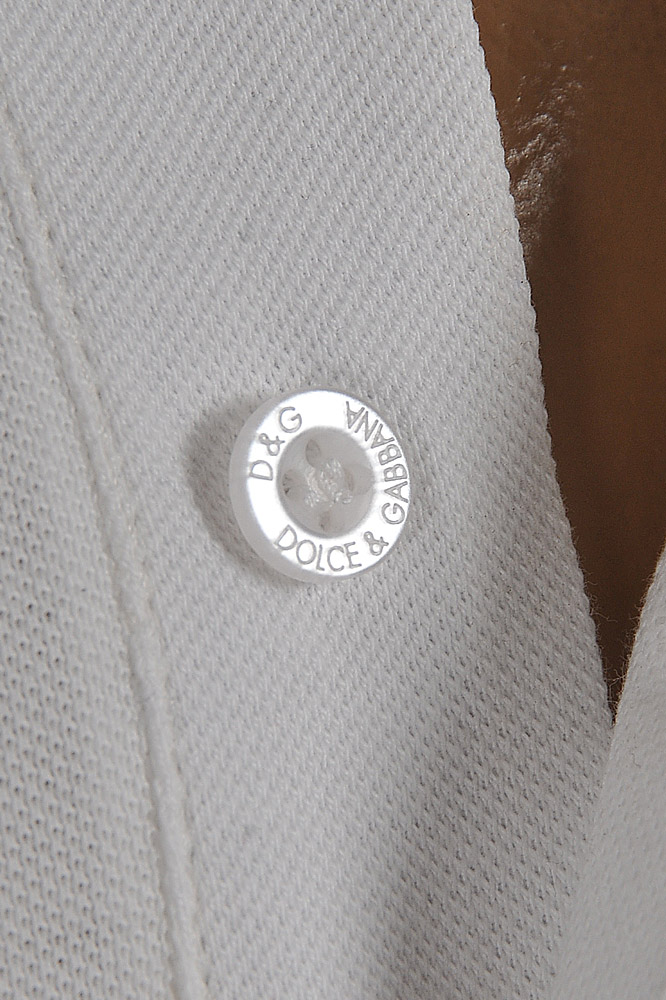 Mens Designer Clothes | DOLCE & GABBANA men's polo shirt with front logo appliquÃ© 469
