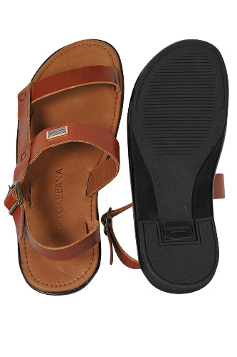 Designer Clothes Shoes | DOLCE & GABBANA Men's Leather Sandals #268