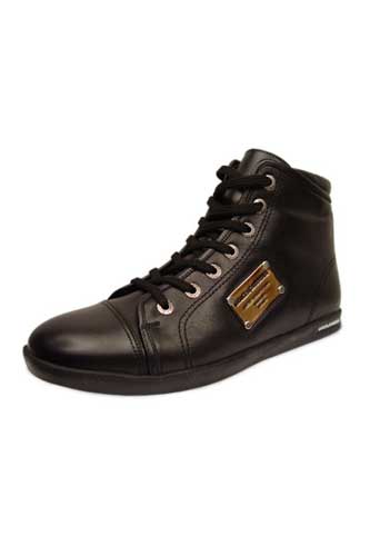 Designer Clothes Shoes | DOLCE & GABBANA Leather Sneaker Shoes #104