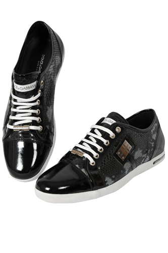 Designer Clothes Shoes | DOLCE & GABBANA Menâ??s Leather Sneaker Shoes #255