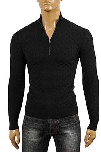Mens Designer Clothes | DOLCE & GABBANA Men's Knit Zip Sweater #227