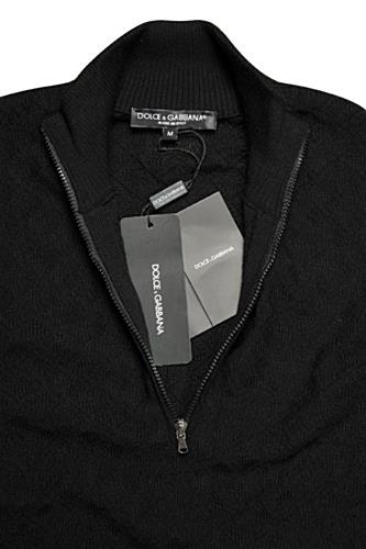 Mens Designer Clothes | DOLCE & GABBANA Men's Knit Zip Sweater #227