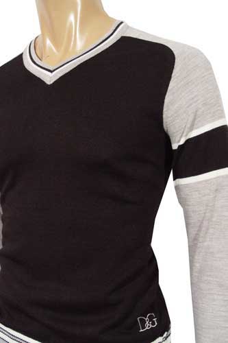 Mens Designer Clothes | DOLCE & GABBANA Knitted V-Neck Sweater #151