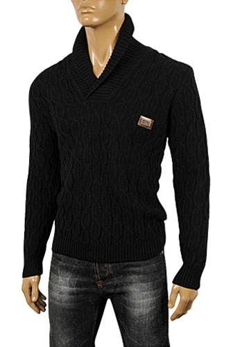 Mens Designer Clothes | DOLCE & GABBANA Men's Knit Sweater #218