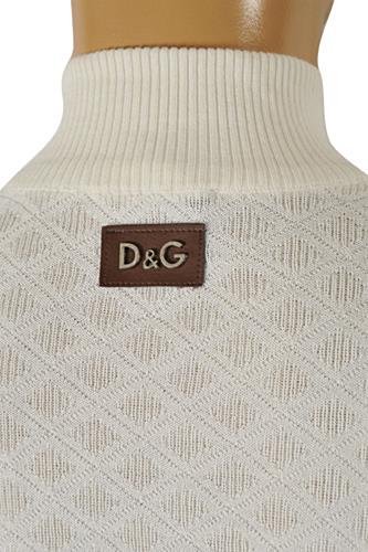 Mens Designer Clothes | DOLCE & GABBANA Men's Knit Fitted Zip Sweater  #226