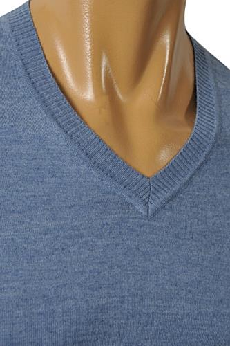 Mens Designer Clothes | DOLCE & GABBANA Men's V-Neck Knit Fitted Sweater #230