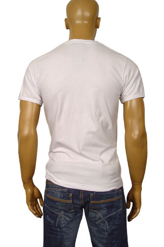 Mens Designer Clothes | DOLCE & GABBANA Mens V-Neck Short Sleeve Tee #112