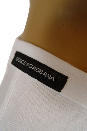 Mens Designer Clothes | DOLCE & GABBANA Mens V-Neck Short Sleeve Tee #137