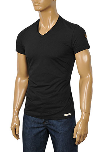 Mens Designer Clothes | DOLCE & GABBANA Menâ??s V-Neck Short Sleeve Tee #197