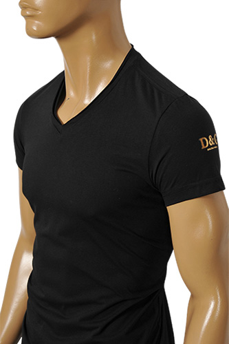 Mens Designer Clothes | DOLCE & GABBANA Menâ??s V-Neck Short Sleeve Tee #197