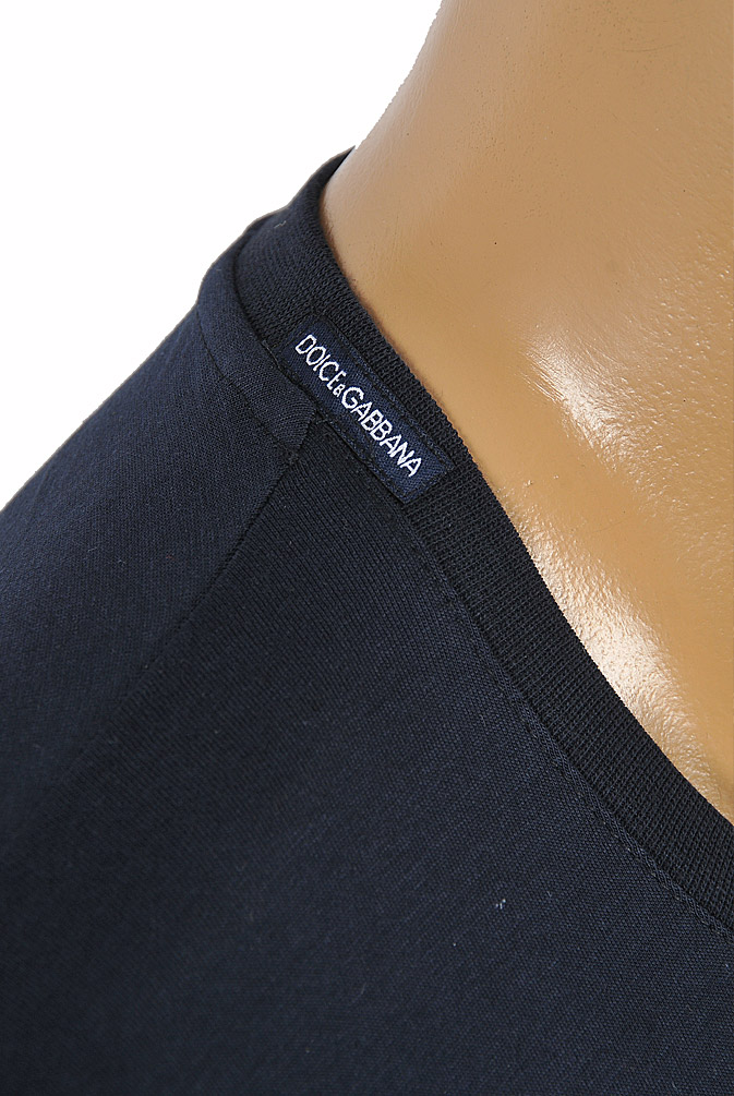 Mens Designer Clothes | DOLCE & GABBANA t-hirt in navy blue color 257