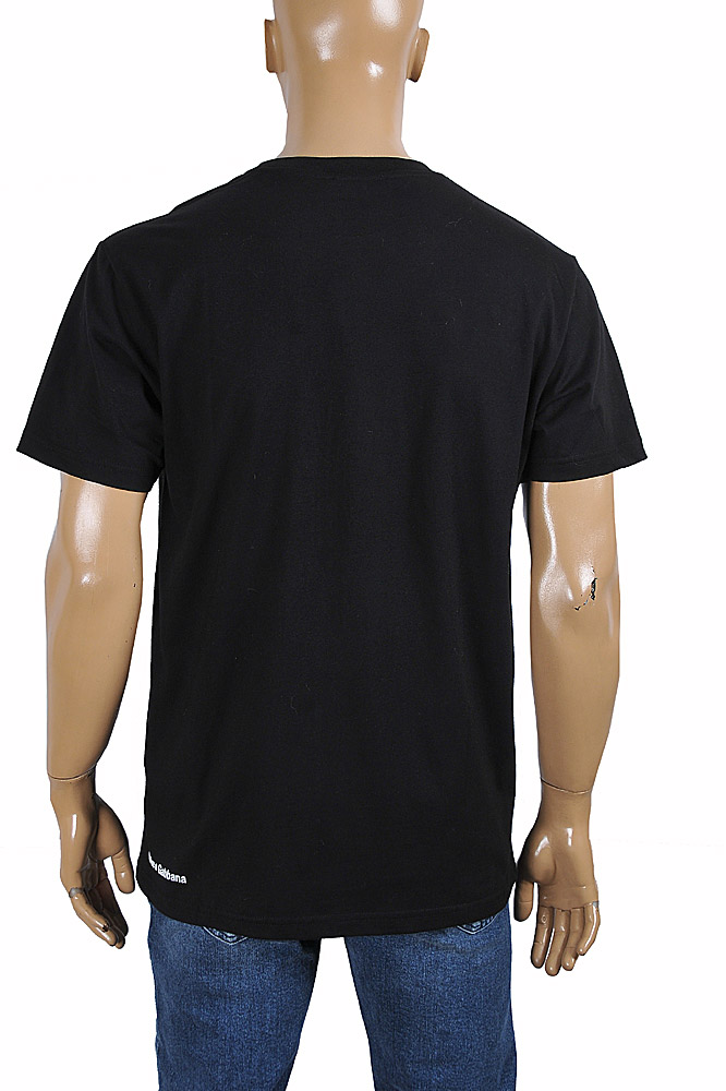 Mens Designer Clothes | DOLCE & GABBANA Men's T-Shirt With Front Print 273