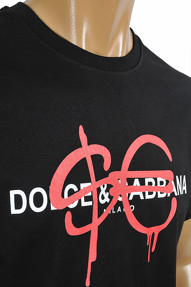 Mens Designer Clothes | DOLCE & GABBANA DG Print T-Shirt 274