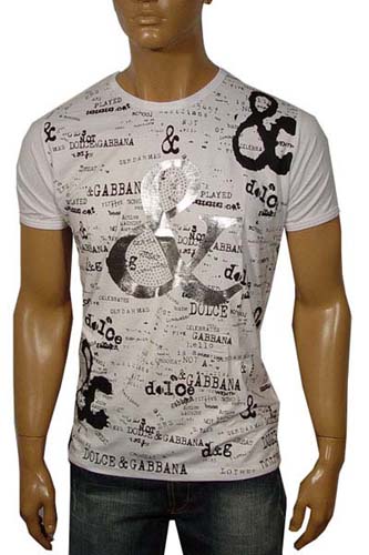 Mens Designer Clothes | DOLCE & GABBANA Short Sleeve Tee, 2012 Winter Collection #46