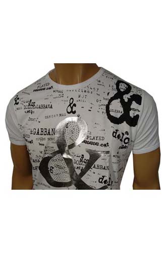 Mens Designer Clothes | DOLCE & GABBANA Short Sleeve Tee, 2012 Winter Collection #46