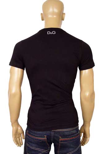 Mens Designer Clothes | DOLCE & GABBANA Men's V-Neck Short Sleeve Tee #86