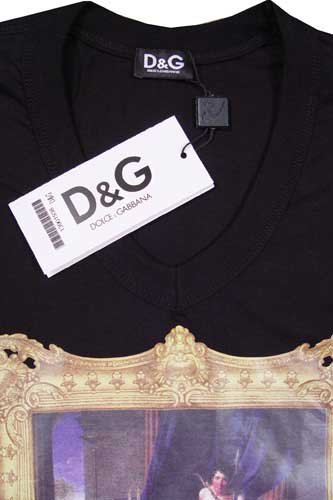 Mens Designer Clothes | DOLCE & GABBANA Men's V-Neck Short Sleeve Tee #86