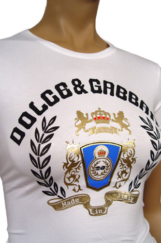 Womens Designer Clothes | DOLCE & GABBANA Ladies Short Sleeve Top #89