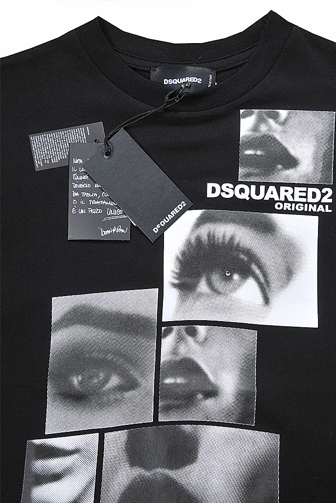 Mens Designer Clothes | DSQUARED2 Menâ??s logo sticker print t-shirt 16