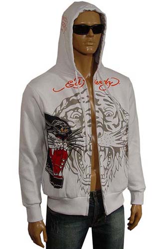 Mens Designer Clothes | ED HARDY Cotton Hoodie, 2012 Winter Collection #1