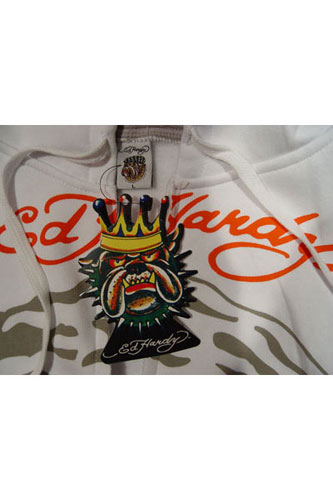 Mens Designer Clothes | ED HARDY Cotton Hoodie, 2012 Winter Collection #1