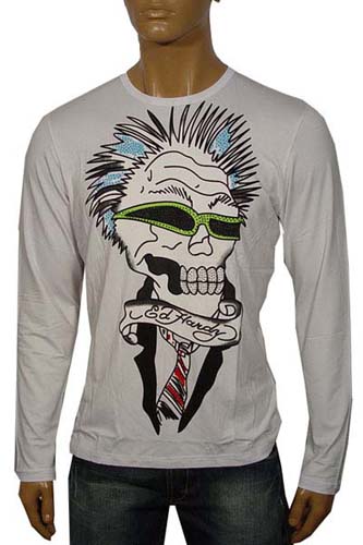 Mens Designer Clothes | ED HARDY By Christian Audigier Long Sleeve Tee #4