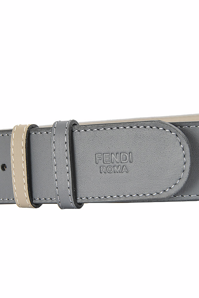 Mens Designer Clothes | FENDI reversible menâ??s leather belt 61