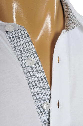 Mens Designer Clothes | Fendi Men's Long Sleeve Casual Shirt #6