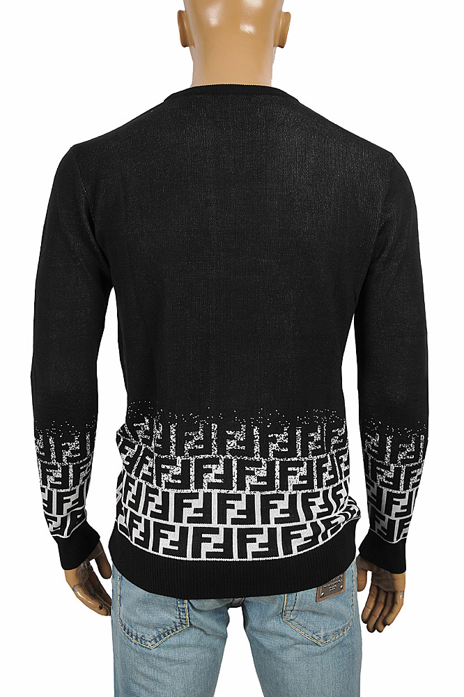 Mens Designer Clothes | FENDI men's high quality FF print sweater 58