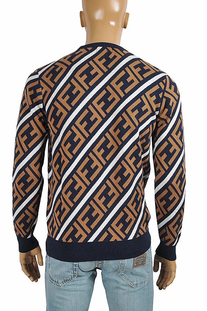 Mens Designer Clothes | FENDI men FF print sweater 66