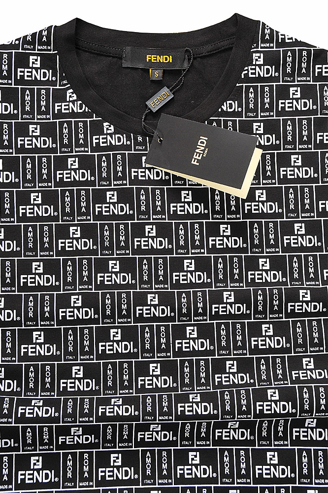 Mens Designer Clothes | FENDI men's cotton t-shirt with print 48