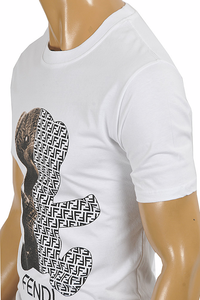 Mens Designer Clothes | FENDI Teddy Bear print t-shirt 55