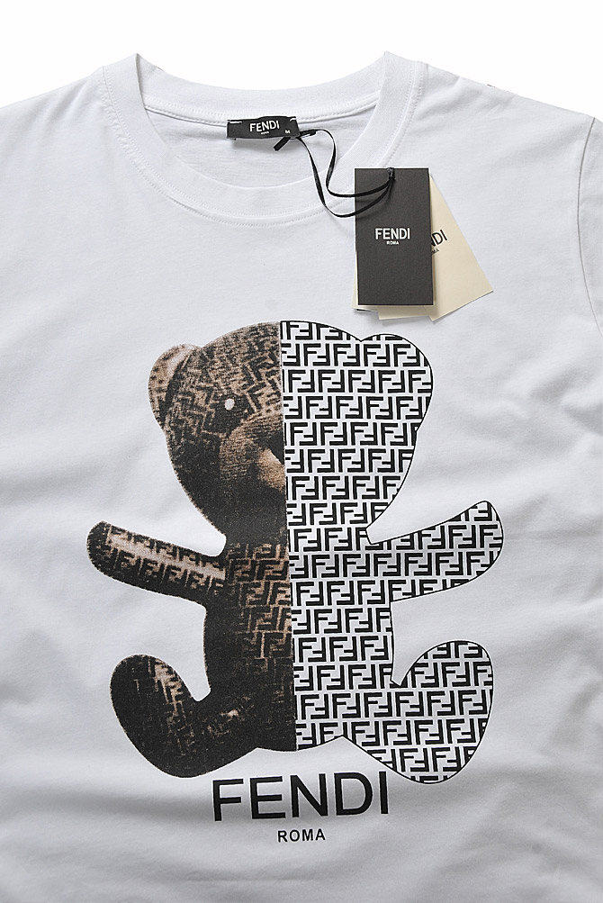 Mens Designer Clothes | FENDI Teddy Bear print t-shirt 55