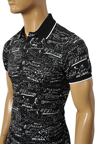 Mens Designer Clothes | JOHN GALLIANO Men's Polo Shirt #33