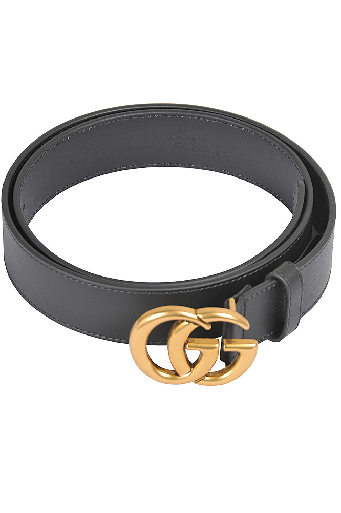 Mens Designer Clothes | GUCCI GG Unisex Leather Belt 92