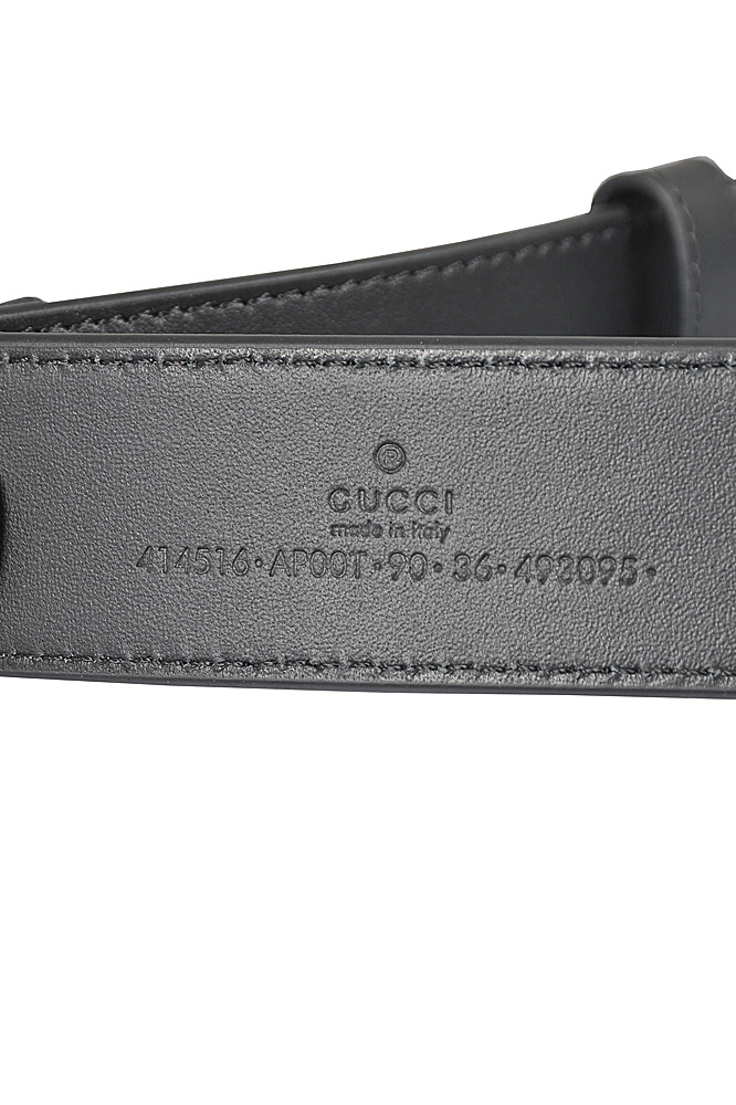 Mens Designer Clothes | GUCCI GG Unisex Leather Belt 92