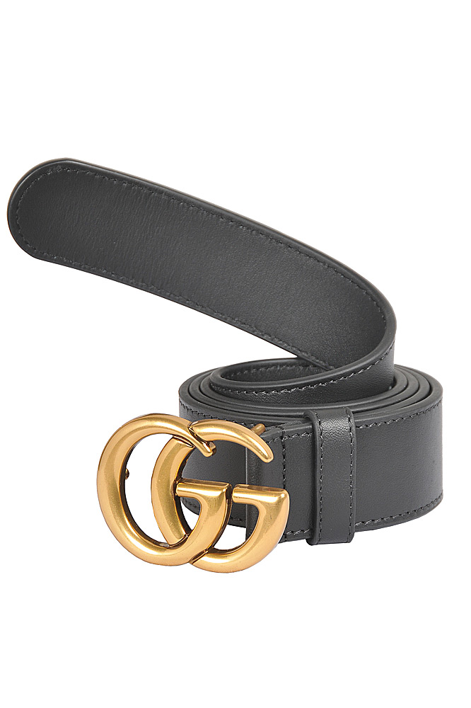 Mens Designer Clothes | GUCCI GG Unisex Leather Belt 92