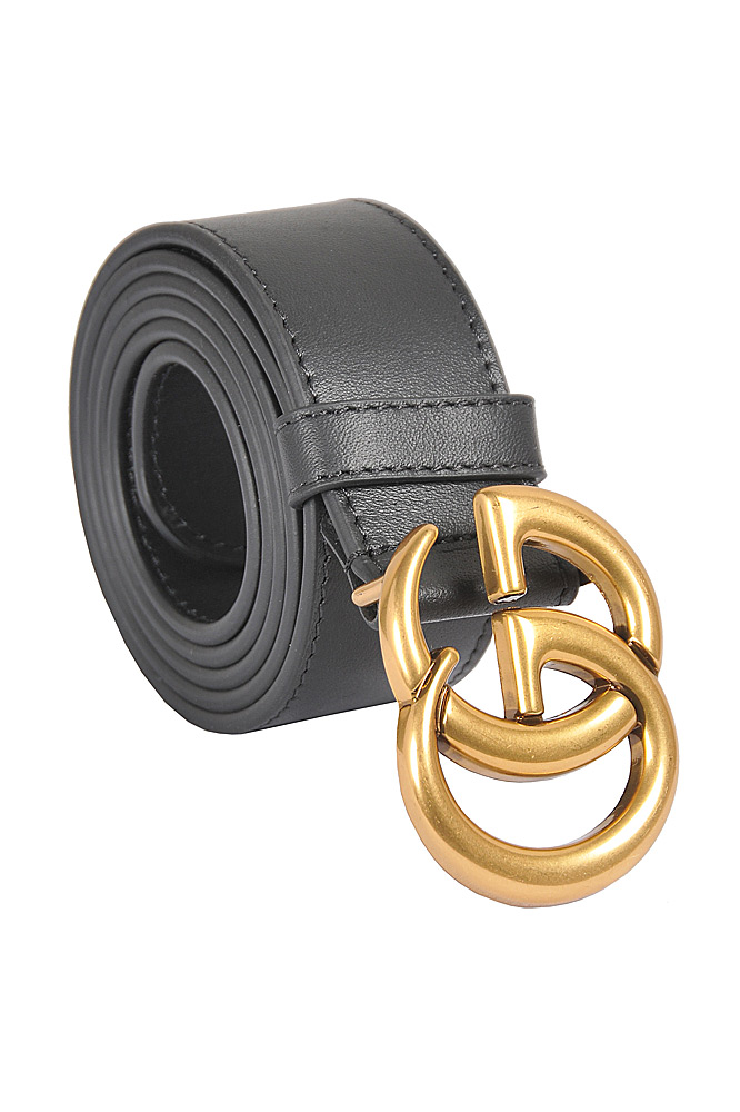 Mens Designer Clothes | GUCCI GG Unisex Leather Belt 92