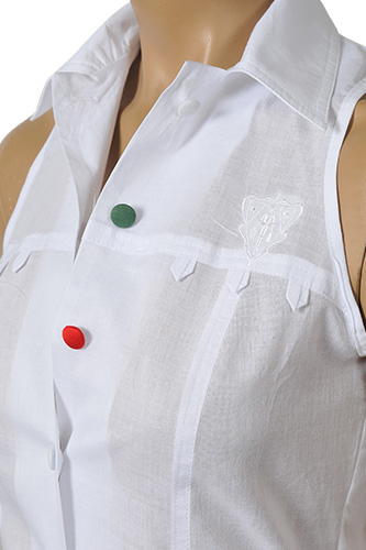 Womens Designer Clothes | GUCCI Ladiesâ?? Sleeveless Shirt #245