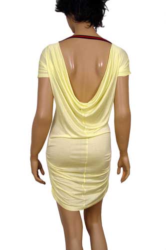 Womens Designer Clothes | GUCCI Open Back Summer Dress #79