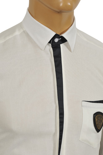 Mens Designer Clothes | GUCCI Men's Button Up Dress Shirt #292