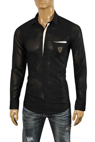 Mens Designer Clothes | GUCCI Men's Button Up Dress Shirt #301