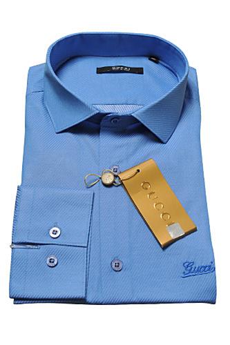 Mens Designer Clothes | GUCCI Men's Button Front Dress Shirt #312