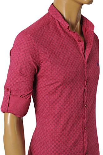 Mens Designer Clothes | GUCCI Men's Button Front Dress Shirt #315