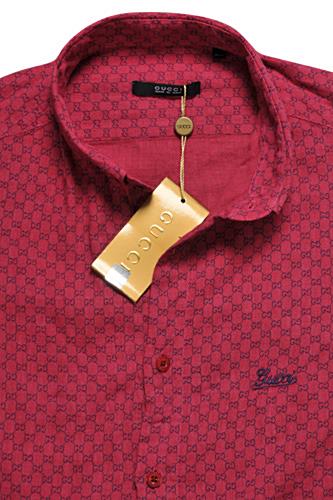 Mens Designer Clothes | GUCCI Men's Button Front Dress Shirt #315