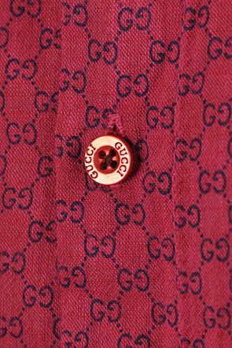 Mens Designer Clothes | GUCCI Men's Button Front Dress Shirt #315