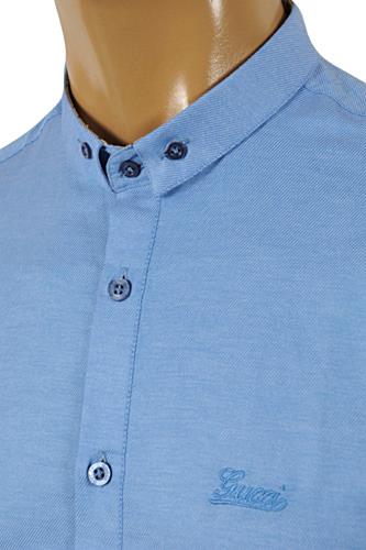 Mens Designer Clothes | GUCCI Men's Button Front Dress Shirt #324